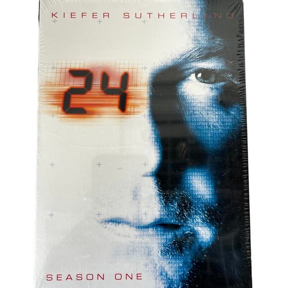 24 Kiefer Sutherland Season 1 DVD 6 Disc Set 24 Episodes With Extras New Sealed - Picture 1 of 2